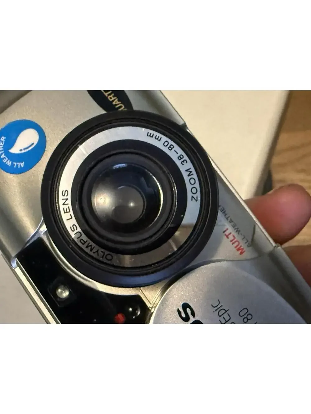 Olympus Infinity Stylus Epic Zoom 80 35mm Film Camera, Not Working ( Read)